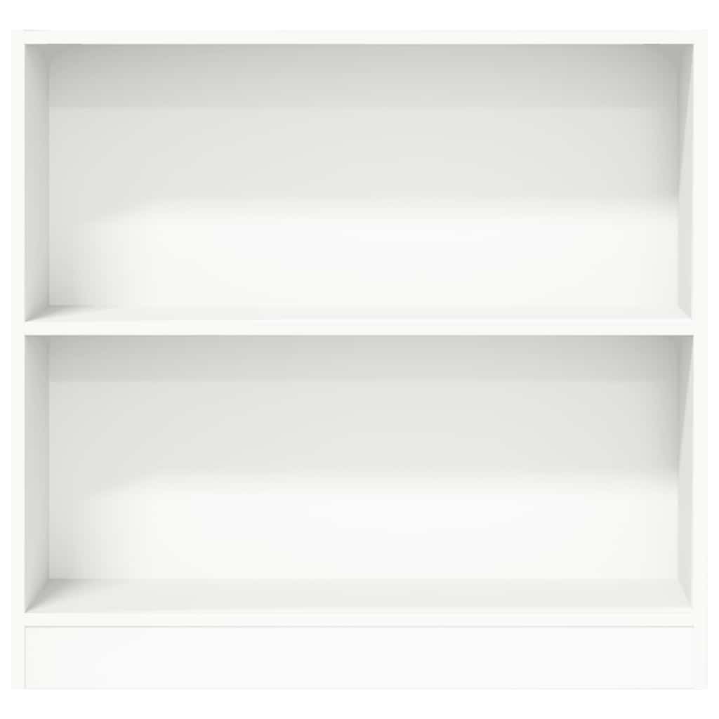 Libreria Bianca 80x24x75 cm in Legno Multistrato | homemem39