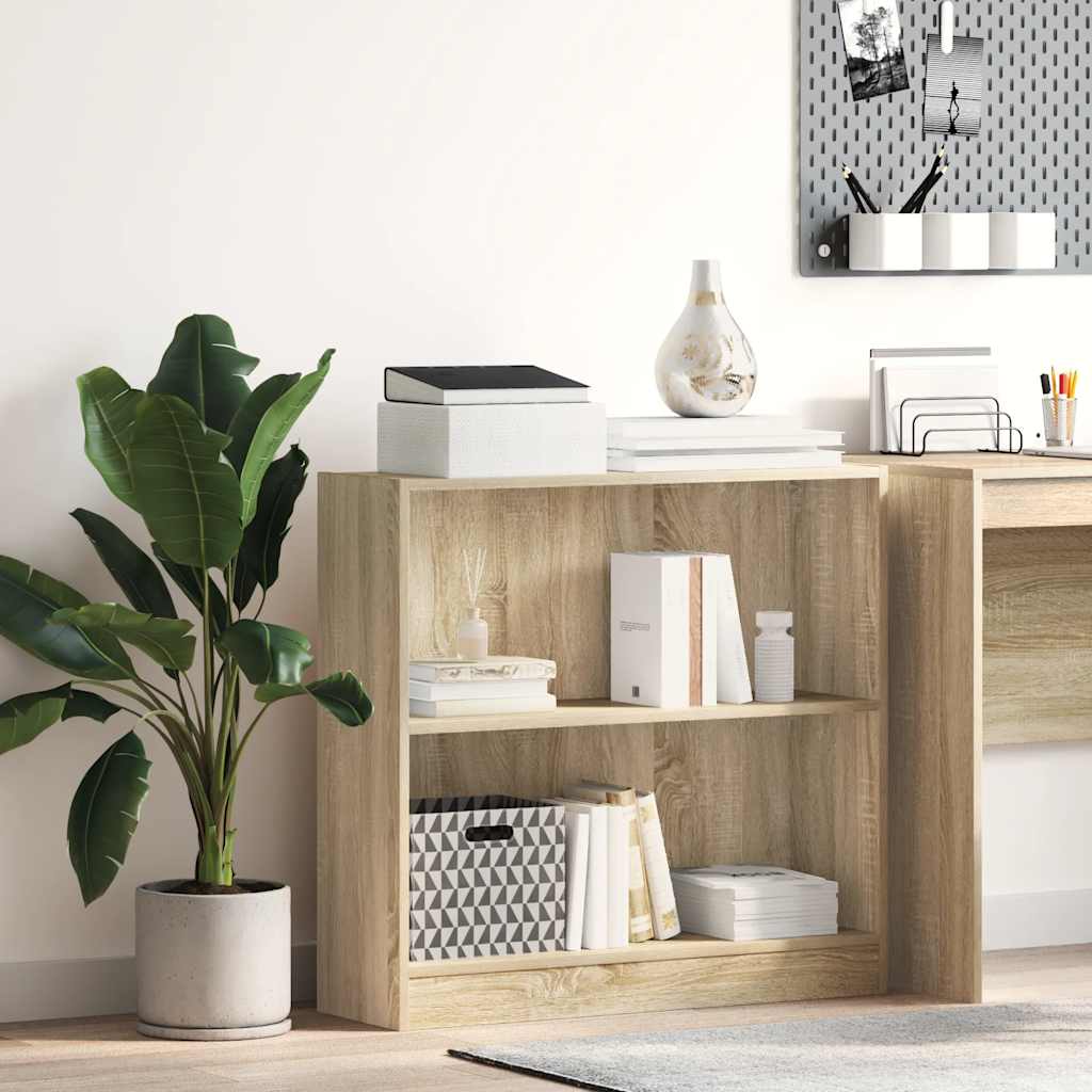 Libreria Rovere Sonoma 80x24x75 cm in Legno Multistrato | homemem39
