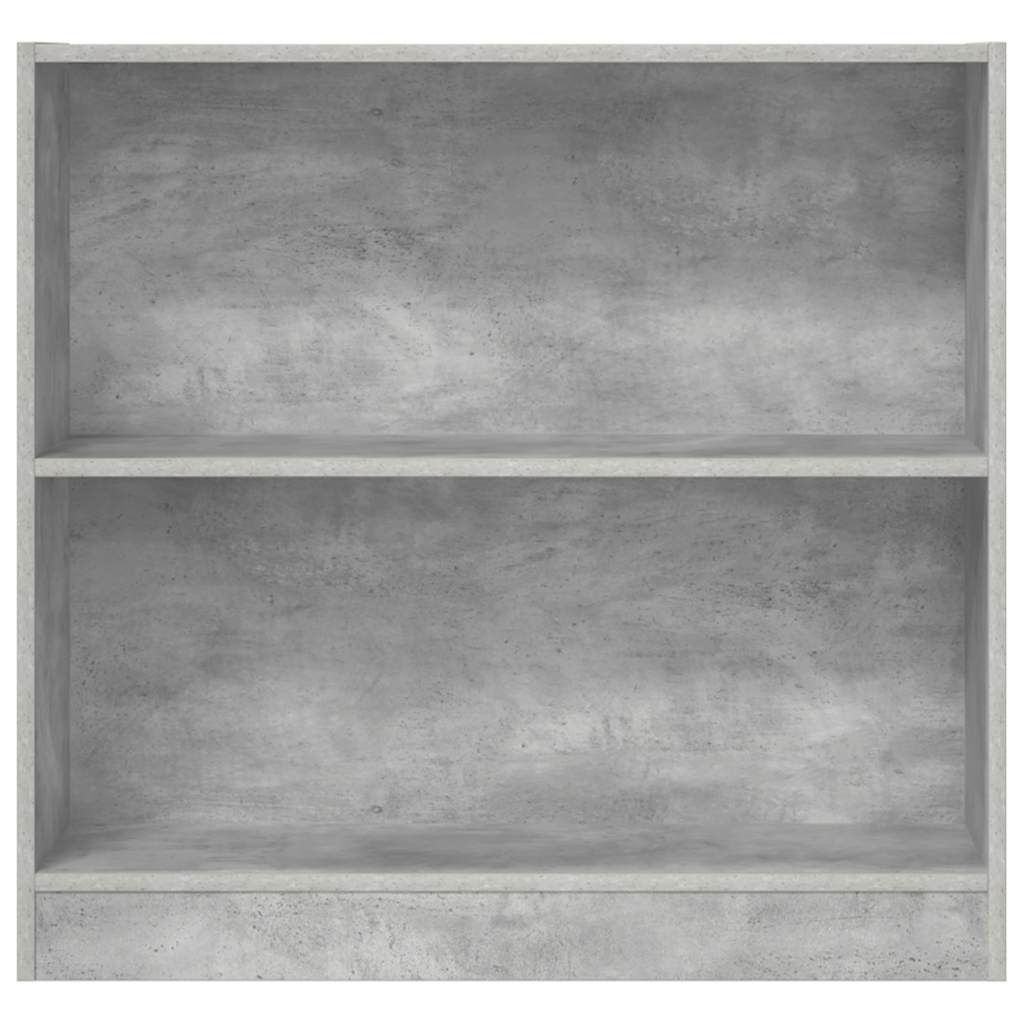 Libreria Grigio Cemento 80x24x75 cm in Legno Multistrato | homemem39