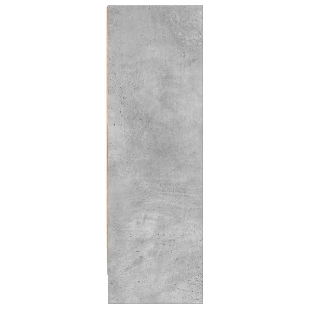 Libreria Grigio Cemento 80x24x75 cm in Legno Multistrato | homemem39