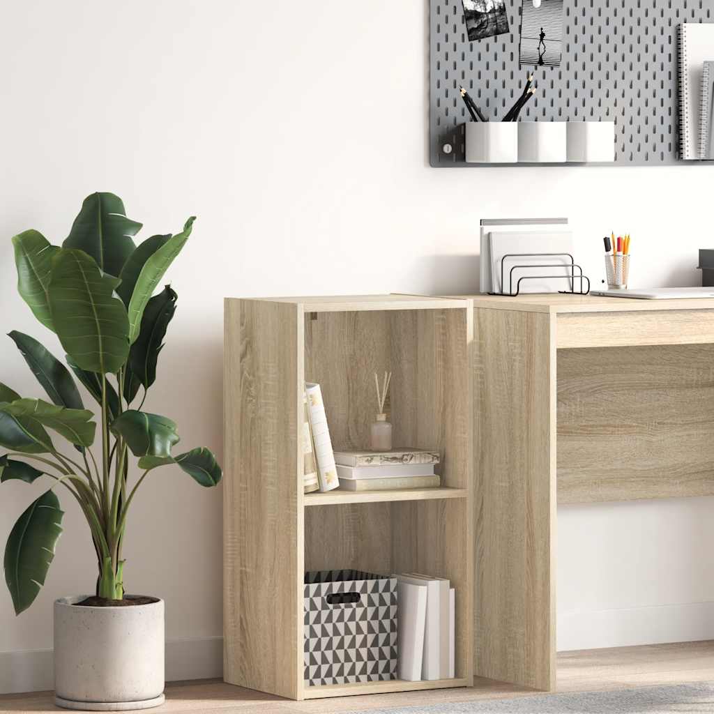 Libreria 5 Ripiani Rovere Sonoma 40x30x76,5cm Legno Multistrato | homemem39