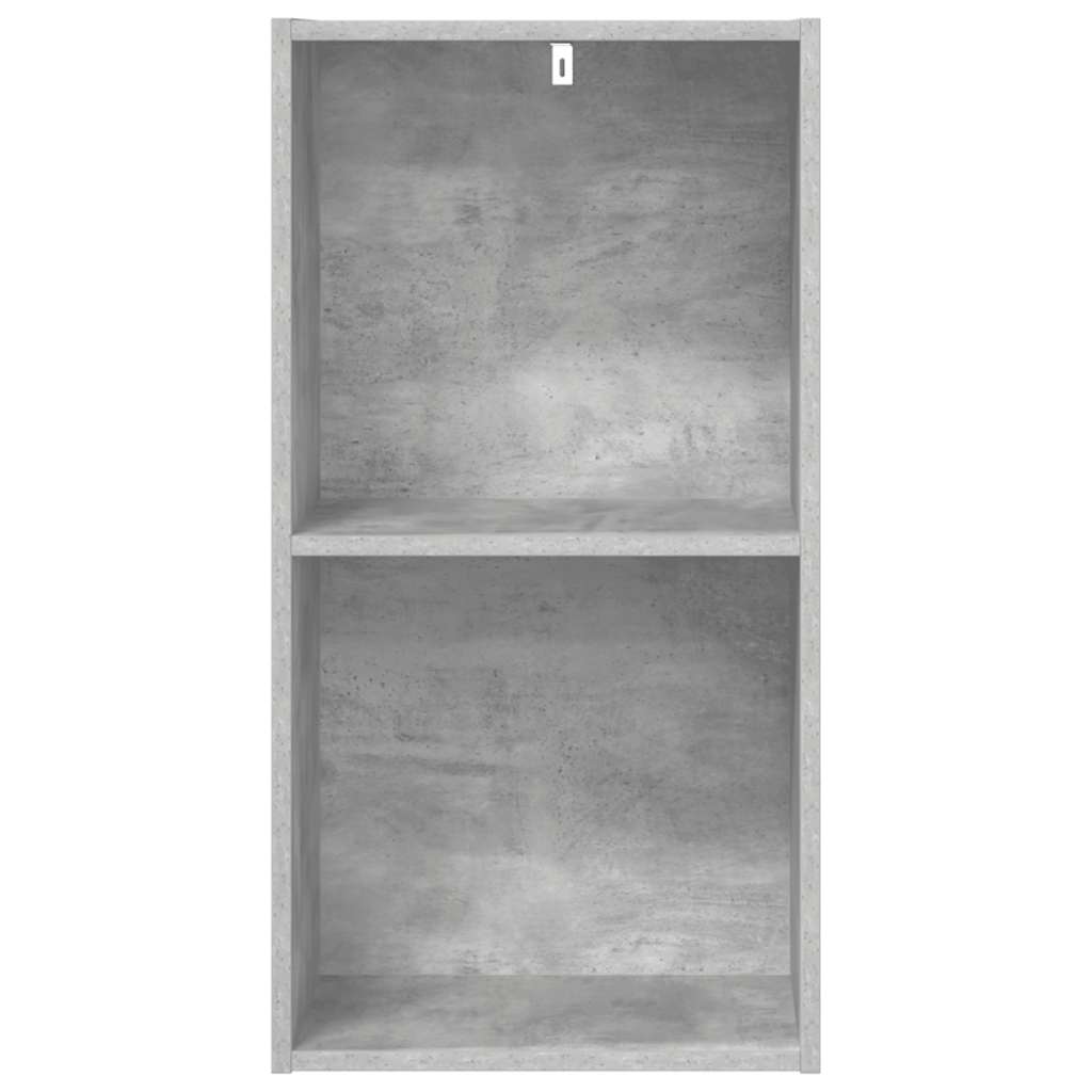 Libreria 5 Ripiani Grigio Cemento 40x30x76,5 Legno Multistrato | homemem39