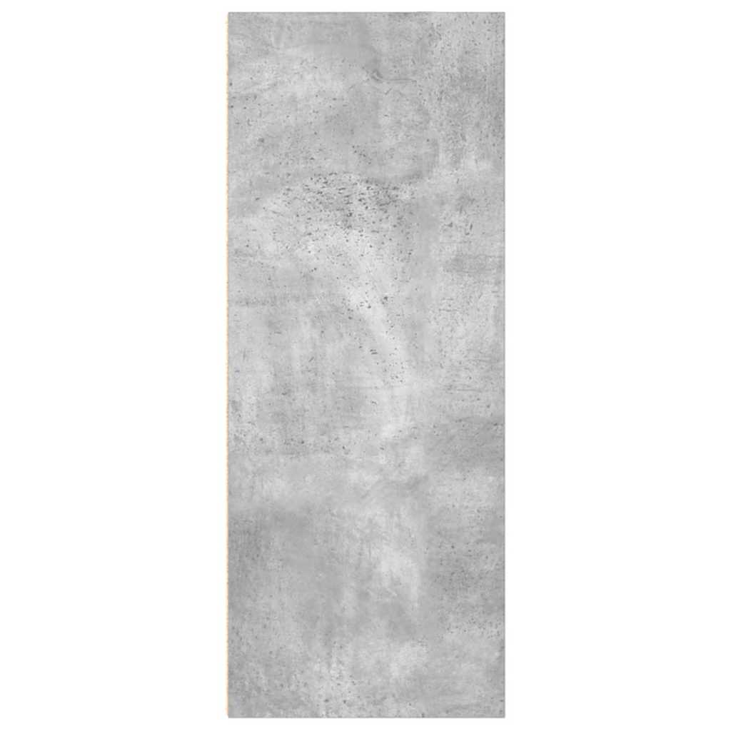 Libreria 5 Ripiani Grigio Cemento 40x30x76,5 Legno Multistrato | homemem39