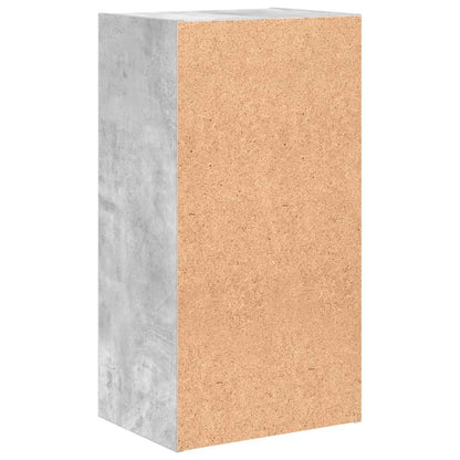 Libreria 5 Ripiani Grigio Cemento 40x30x76,5 Legno Multistrato | homemem39