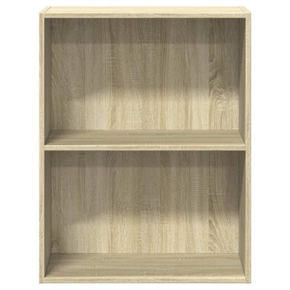Libreria 2 Ripiani Rovere Sonoma 60x30x76,5cm Legno Multistrato | homemem39