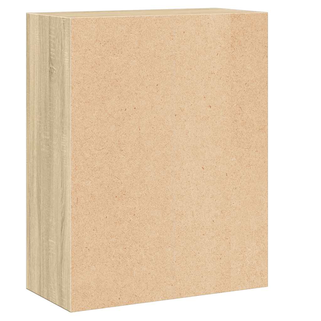 Libreria 2 Ripiani Rovere Sonoma 60x30x76,5cm Legno Multistrato | homemem39