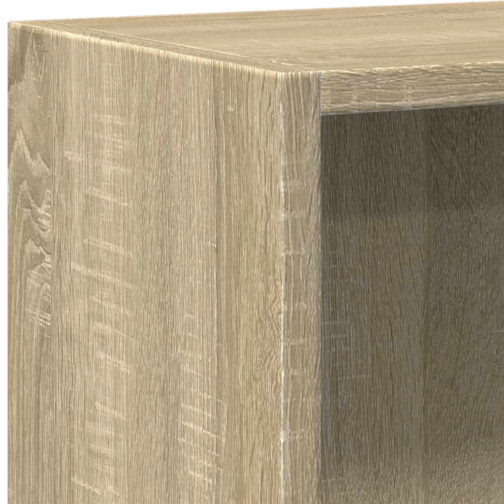 Libreria 2 Ripiani Rovere Sonoma 60x30x76,5cm Legno Multistrato | homemem39