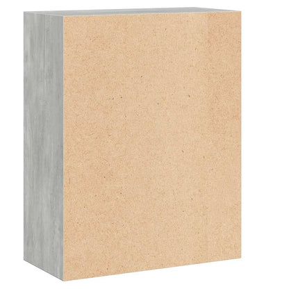 Libreria 2 Ripiani Grigio Cemento 60x30x76,5 Legno Multistrato | homemem39