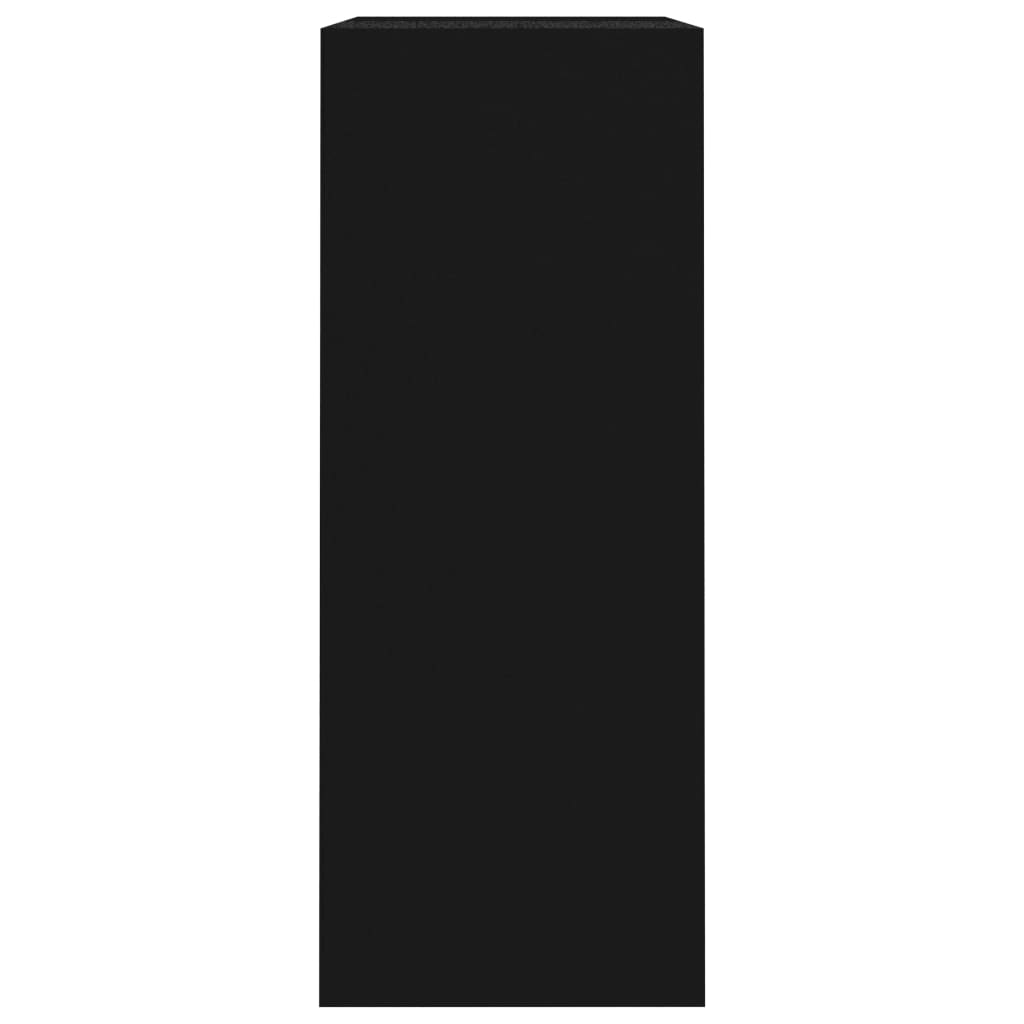 Libreria Nera 80x30x76,5 cm in Legno Multistrato | homemem39