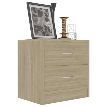 Comodino Rovere Sonoma 40x30x40 cm in Legno Multistrato - homemem39