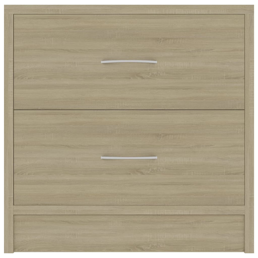 Comodini Rovere Sonoma 2 pz 40x30x40 cm in Legno Multistrato - homemem39