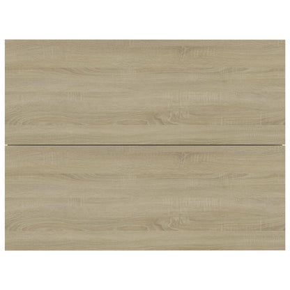 Comodino Rovere Sonoma 40x30x30 cm in Legno Multistrato