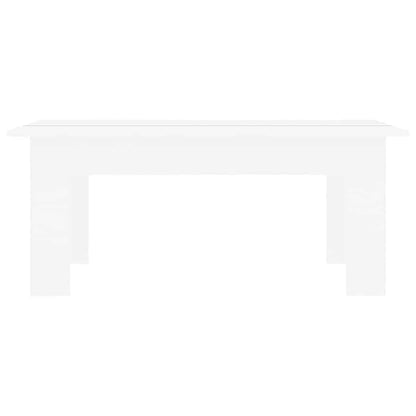Tavolino da Salotto Bianco 100x60x42 cm in Legno Multistrato
