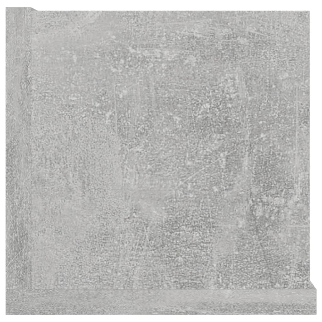 Scaffale Porta CD Grigio Cemento 100x18x18 cm Legno Multistrato | homemem39