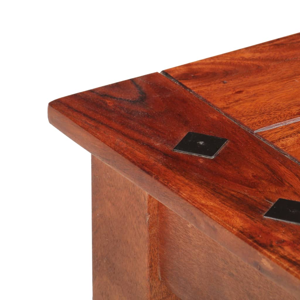 Tavolino da Salotto 110x50x35 cm in Legno Massello di Acacia | homemem39