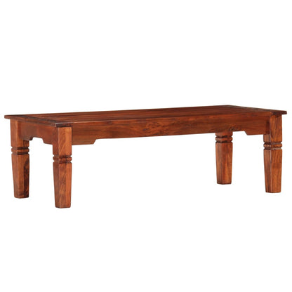 Tavolino da Salotto 110x50x35 cm in Legno Massello di Acacia | homemem39
