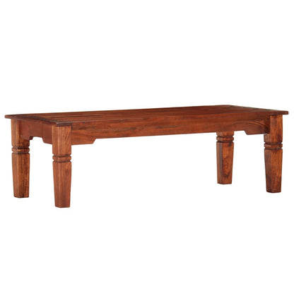 Tavolino da Salotto 110x50x35 cm in Legno Massello di Acacia | homemem39
