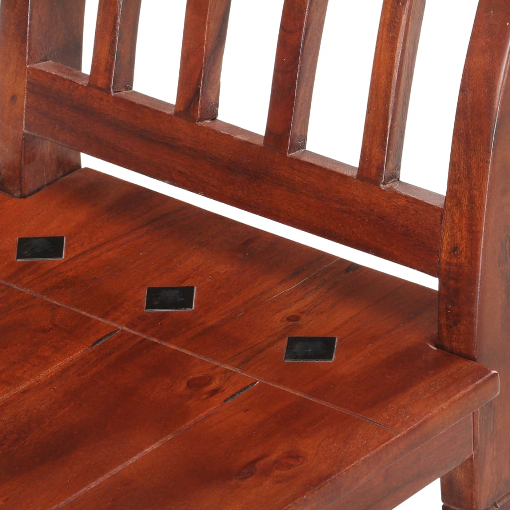 Panca 111 cm in Legno Massello di Acacia