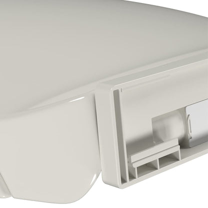 Tavoletta WC a Chiusura Morbida Grigio Chiaro Ovale