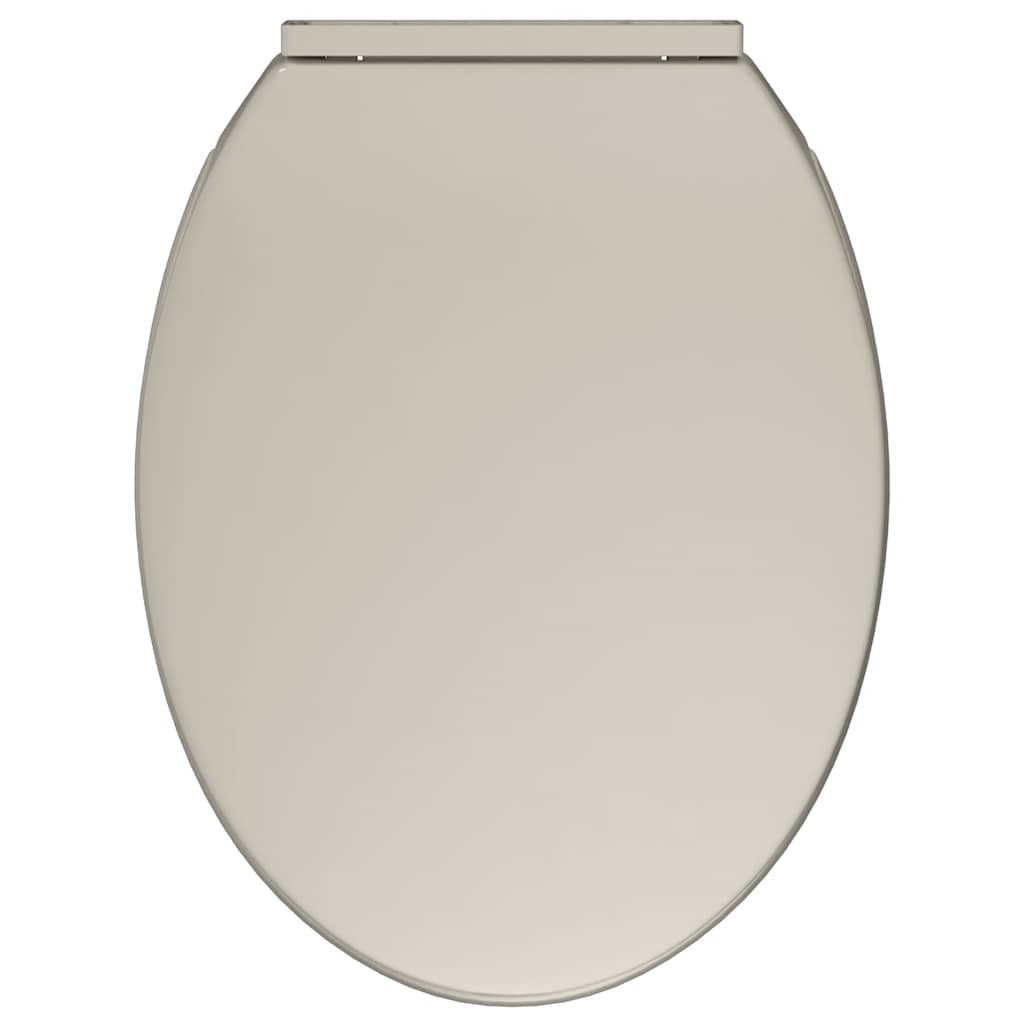 Tavoletta WC a Chiusura Ammortizzata Albicocca Ovale