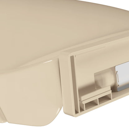 Tavoletta WC a Chiusura Ammortizzata Beige Ovale