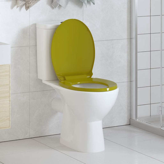 Tavoletta WC a Chiusura Ammortizzata Verde Ovale