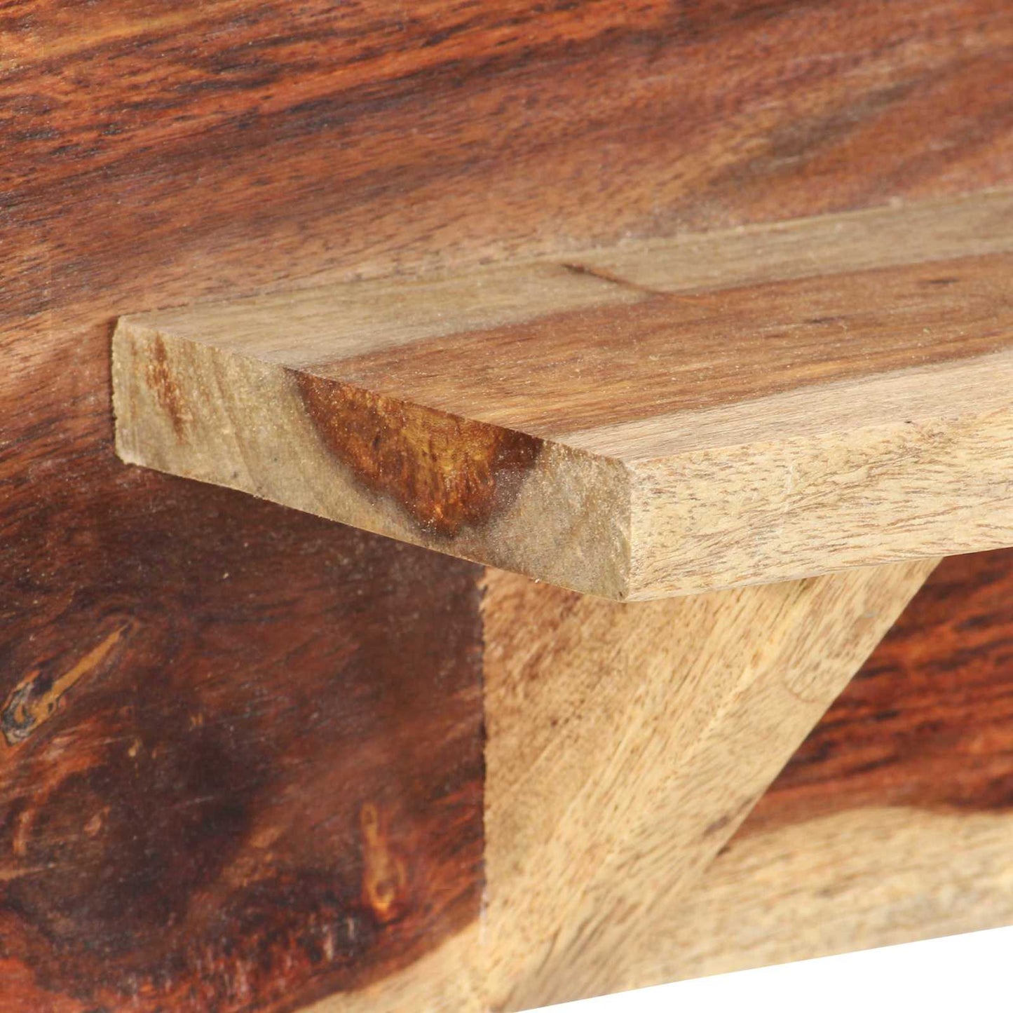 Set di Unità TV con cassetto Montaggio a parete Marrone legno