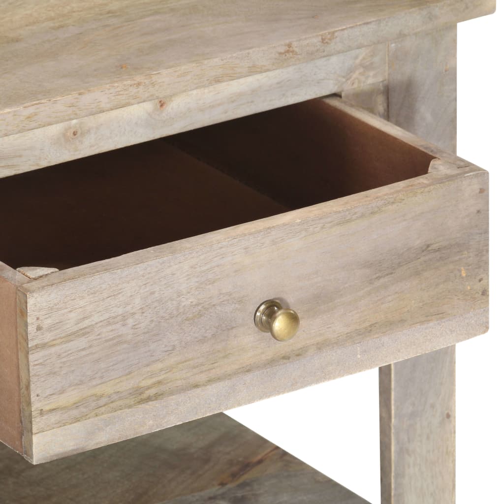 Tavolino da Salotto 82x52x47 cm in Legno Massello di Mango | homemem39
