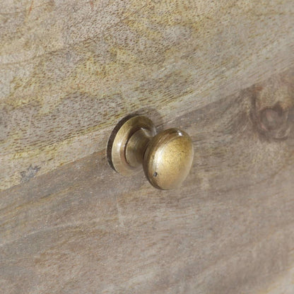 Mobile Porta TV 100x30x55 cm in Legno Massello di Mango