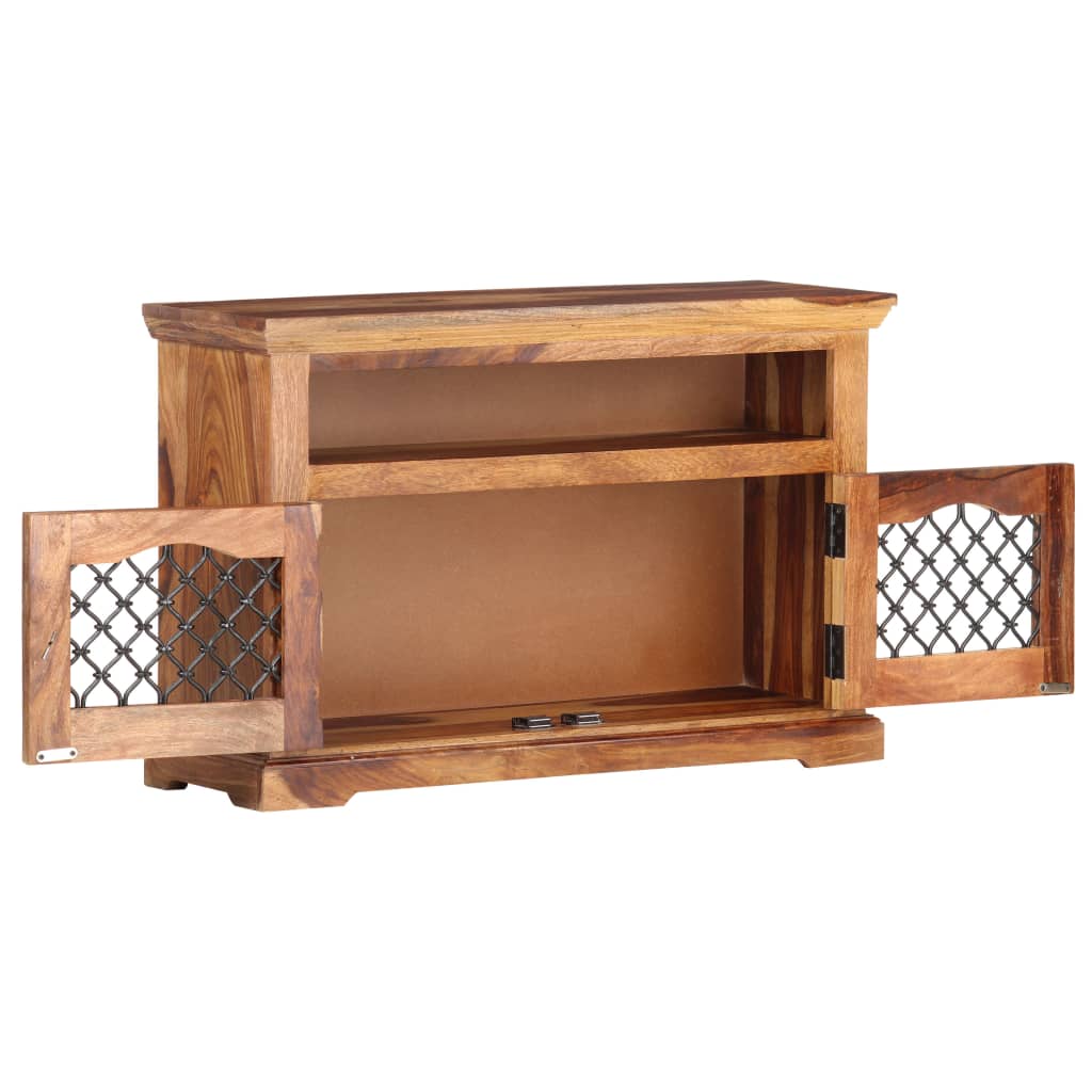 TV Cabinet 90x30x60 cm in Solid Sheesham Wood