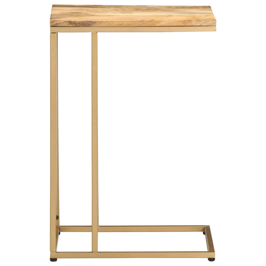 Tavolino di Servizio 35x45x65 cm in Legno Massello di Mango - homemem39