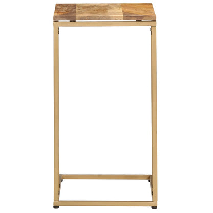 Tavolino di Servizio 35x45x65 cm in Legno Massello di Mango - homemem39