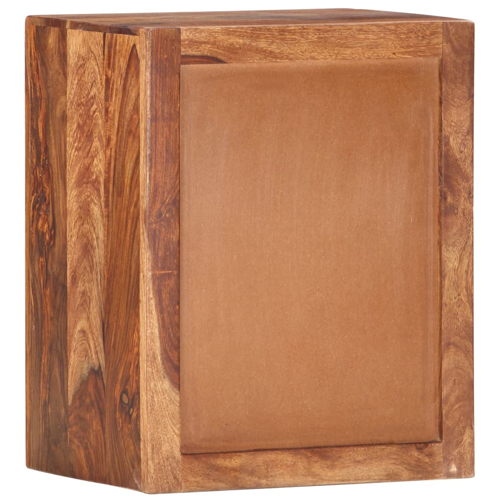 Comodino 40x30x50 cm in Legno Massello di Acacia