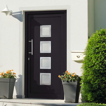 Porta di Ingresso Antracite 98x190 cm | homemem39