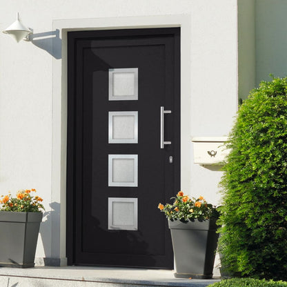 Porta di Ingresso Antracite 88x200 cm | homemem39