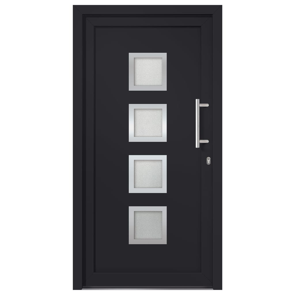 Porta di Ingresso Antracite 98x190 cm | homemem39