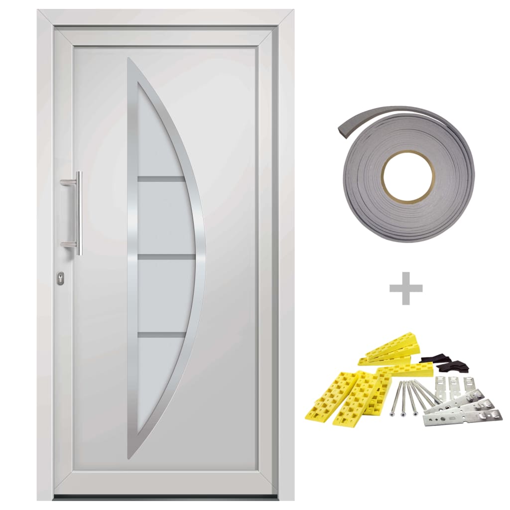 Porta di Ingresso Bianca 108x208 cm - homemem39