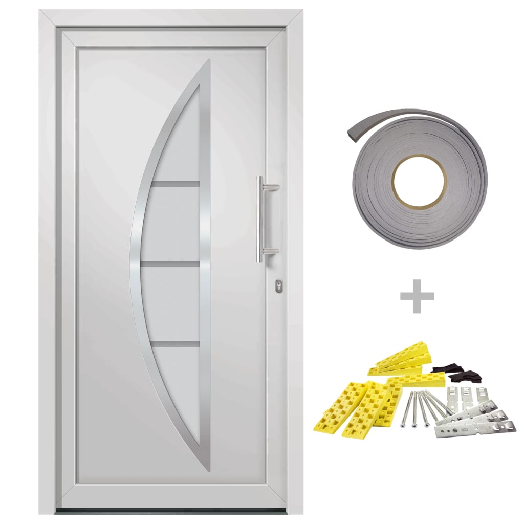 Porta di Ingresso Bianca 98x208 cm | homemem39