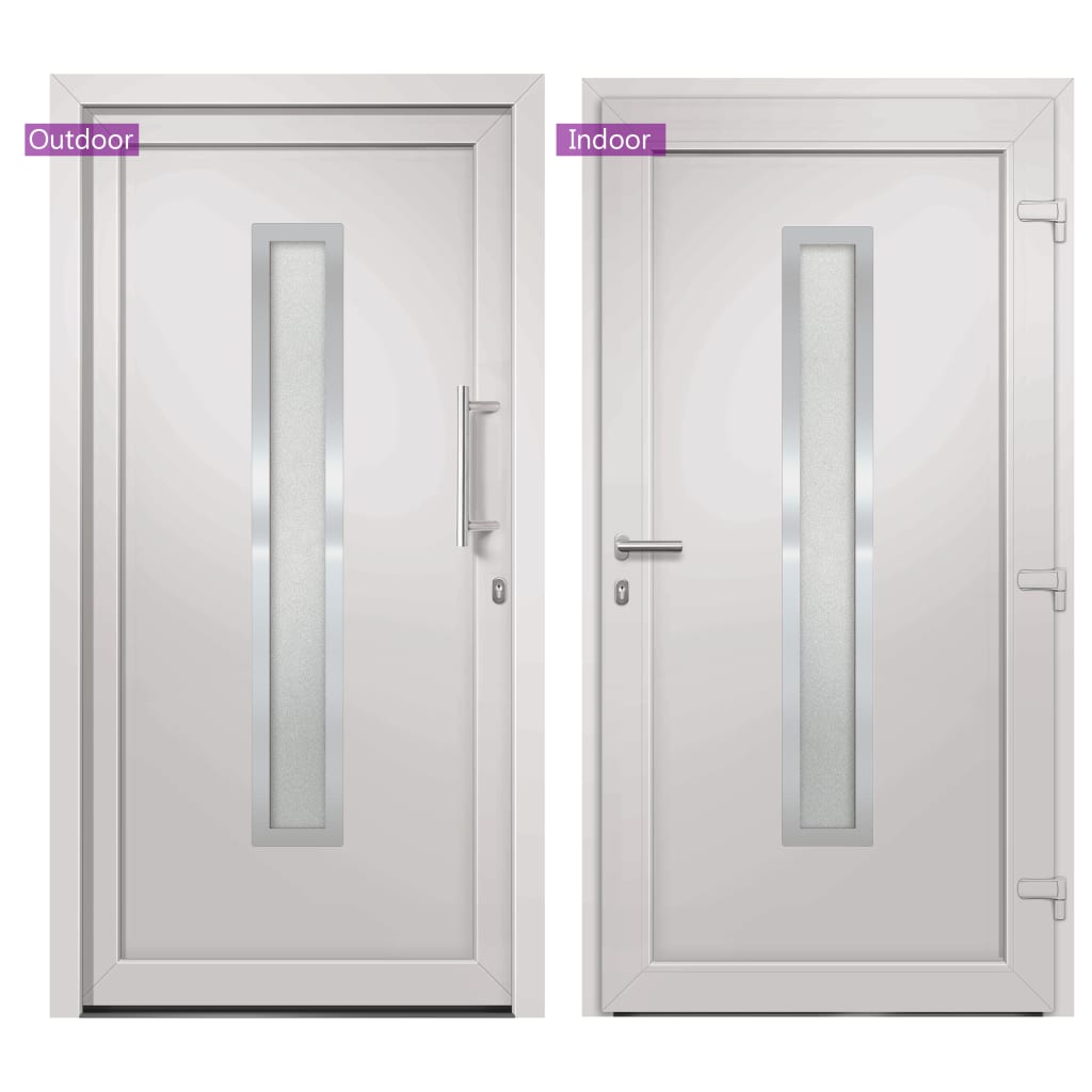 Porta di Ingresso Bianca 98x208 cm | homemem39