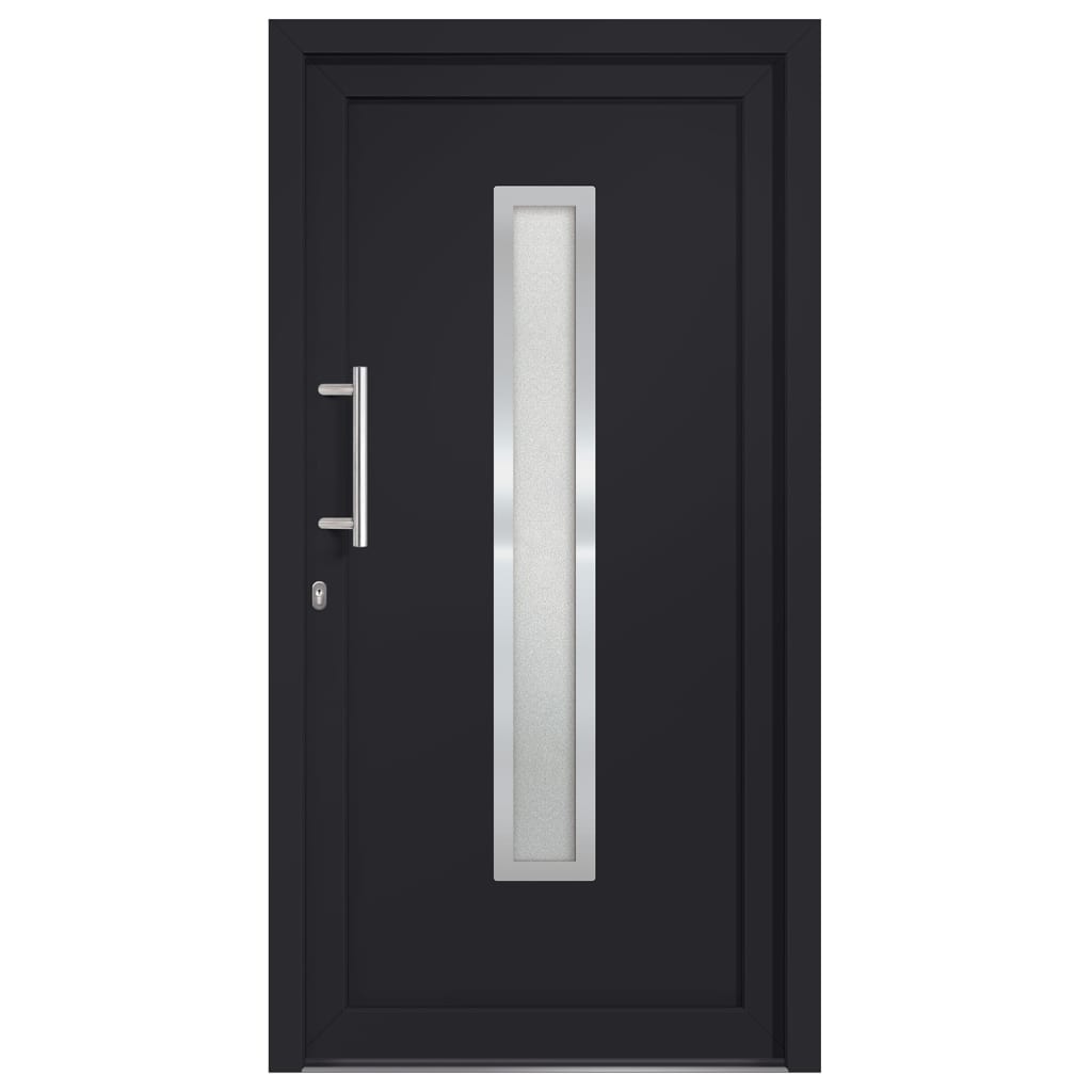 Porta di Ingresso Antracite 98x200 cm | homemem39