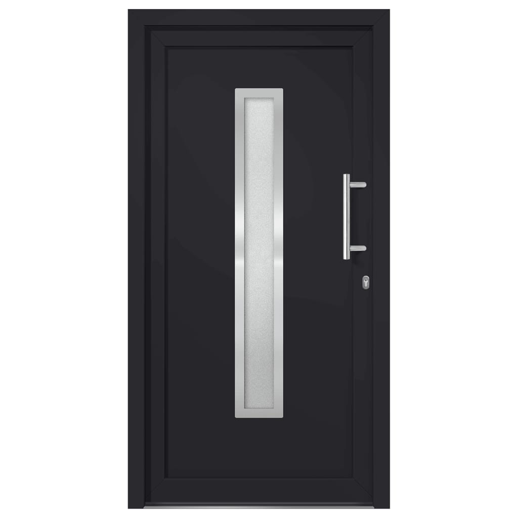 Porta di Ingresso Antracite 98x208 cm | homemem39