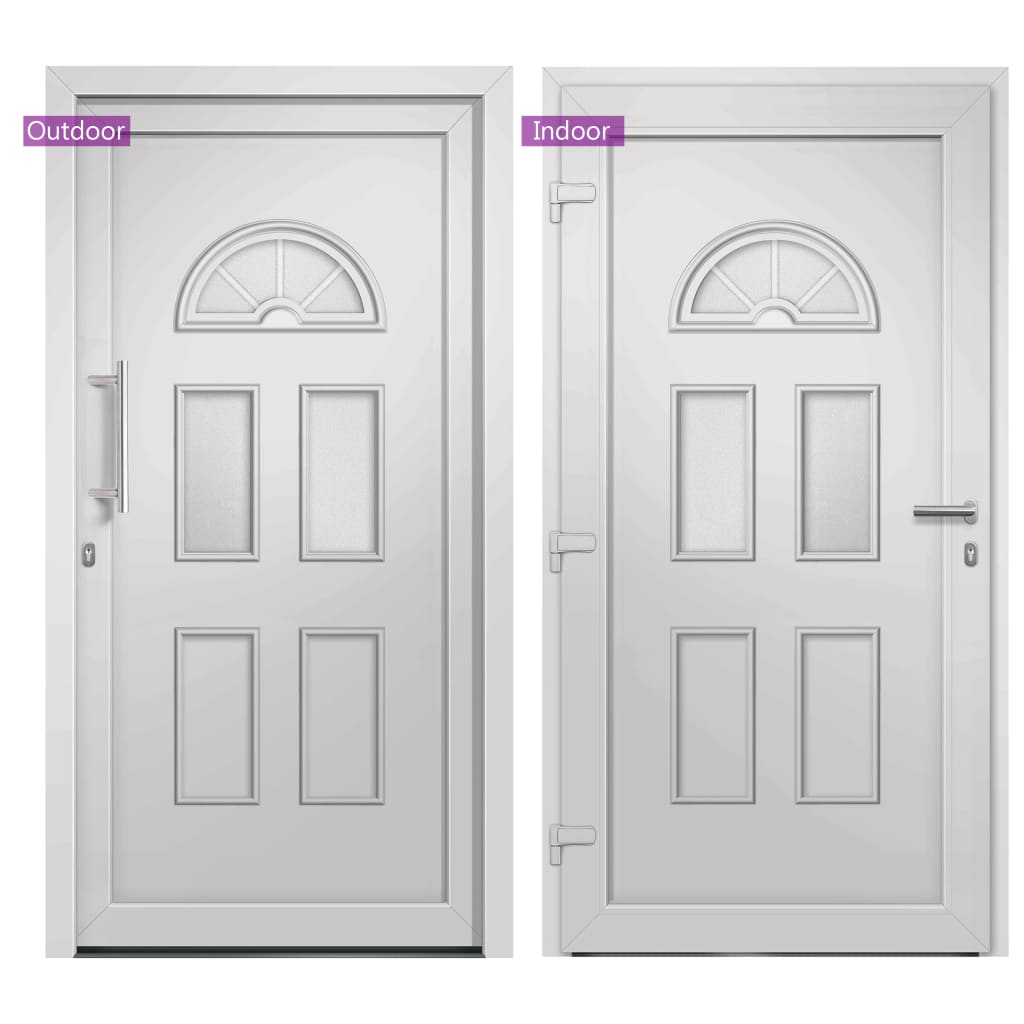 Porta di Ingresso Bianca 98x198 cm - homemem39