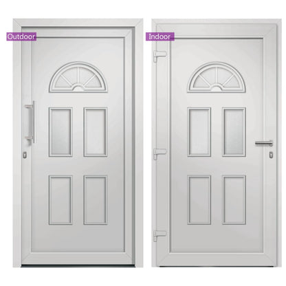 Porta di Ingresso Bianca 110x210 cm | homemem39