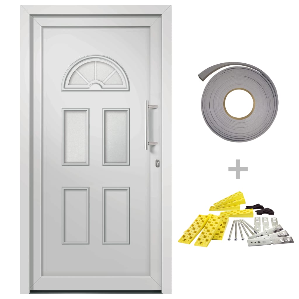 Porta di Ingresso Bianca 98x198 cm | homemem39
