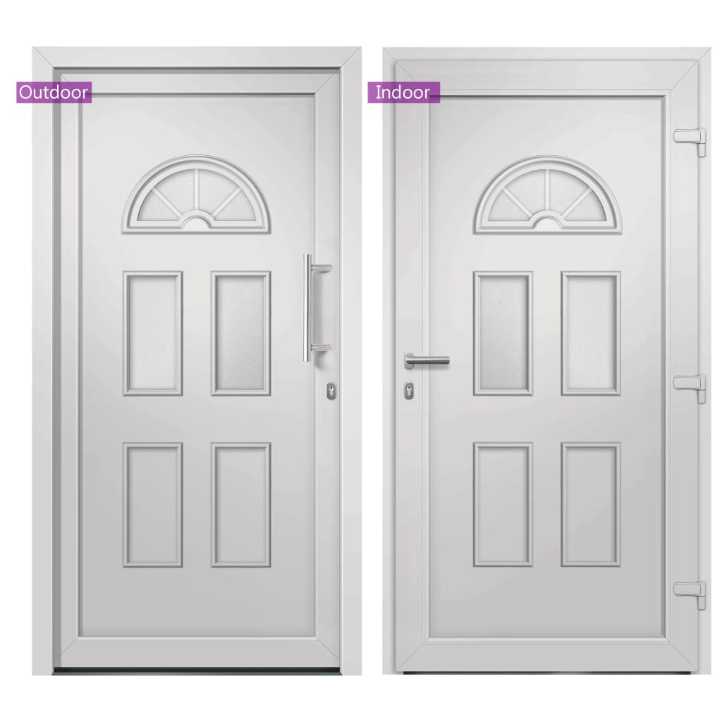 Porta di Ingresso Bianca 110x210 cm | homemem39