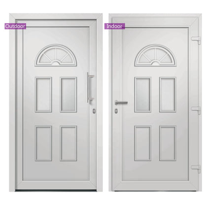 Porta di Ingresso Bianca 110x210 cm | homemem39
