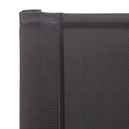 Sedie da Giardino 4 pz in Textilene e Acciaio Inox Grigie - homemem39