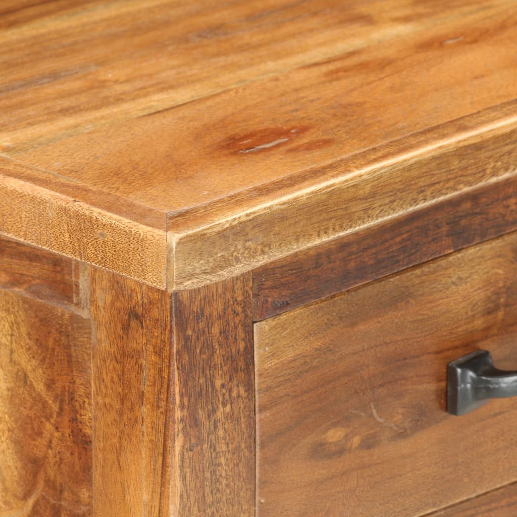 Mobiletto Portavini 40x30x80 cm in Legno Massello di Acacia | homemem39