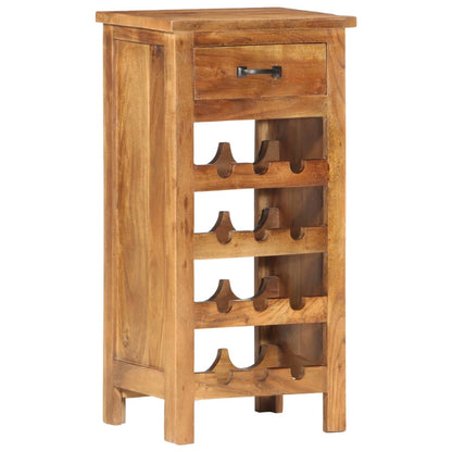 Mobiletto Portavini 40x30x80 cm in Legno Massello di Acacia | homemem39