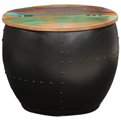 Tavolino da Salotto 53x43 cm in Legno Massello di Recupero | homemem39